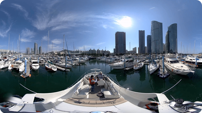 VRUE360° AVM Viewpoint 1: 파노라마 뷰